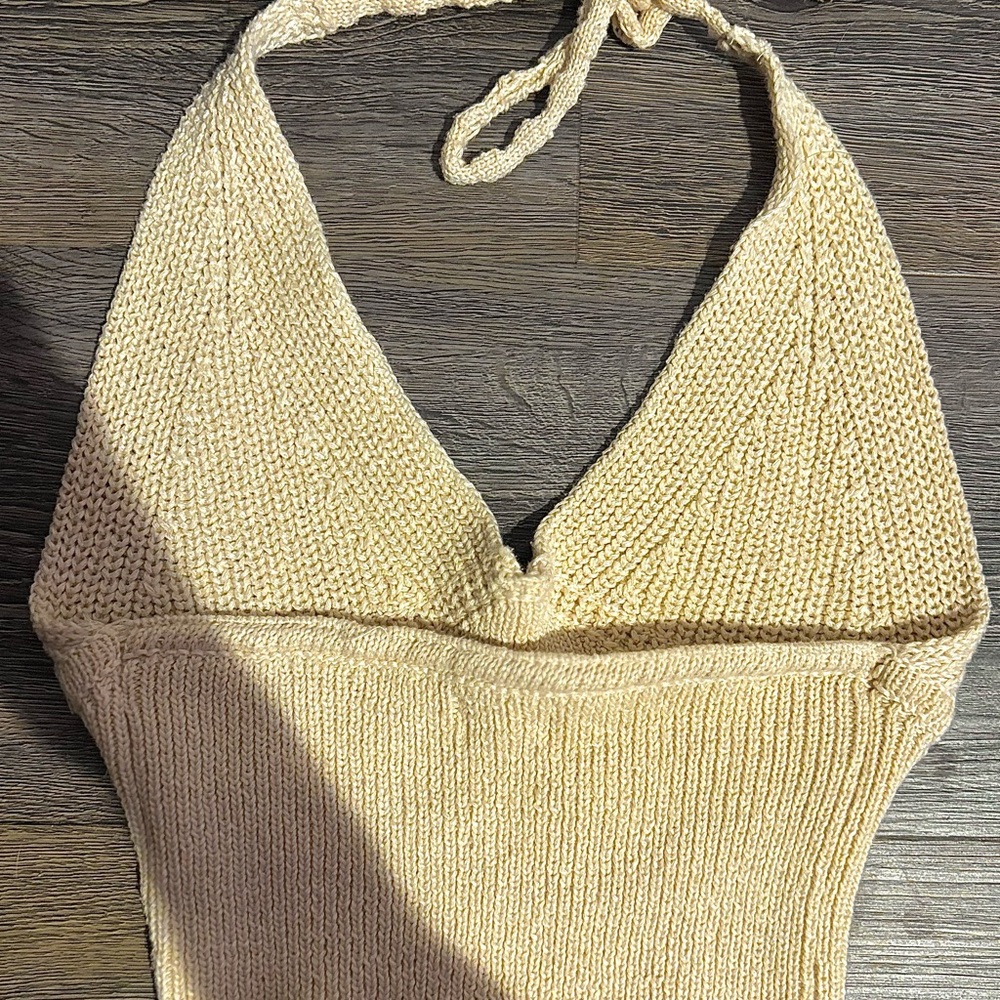Cotton On Cream Knit Top - Picture 2 of 3